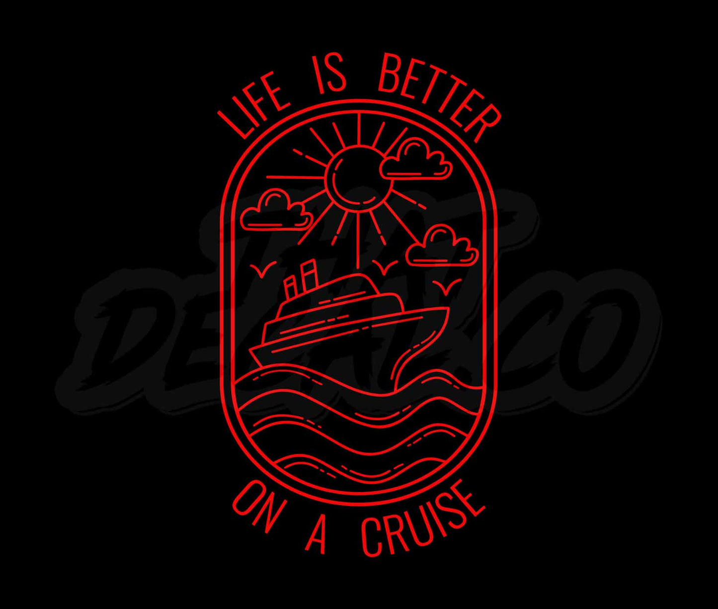 Summer Tshirt Design Cruise