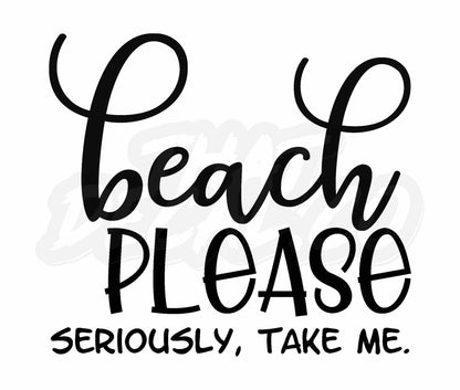 beach please