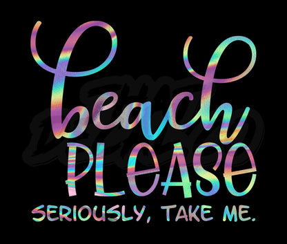 beach please