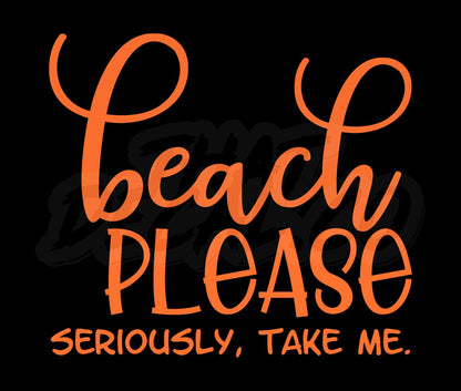 beach please