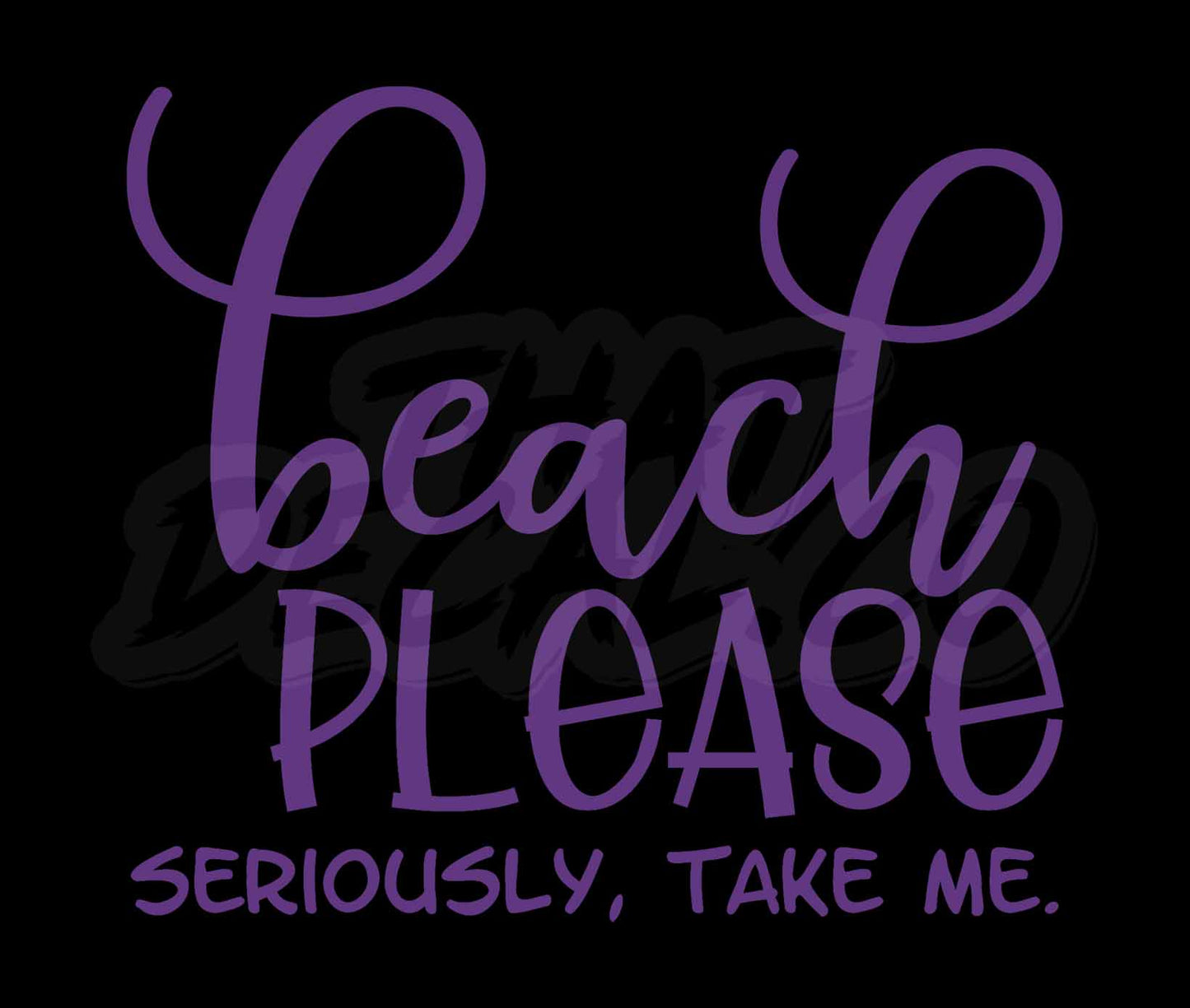 beach please