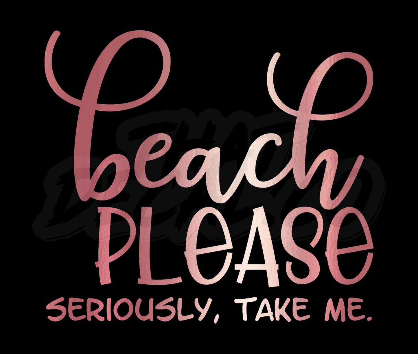 beach please