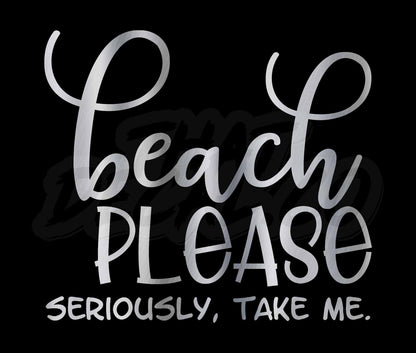 beach please