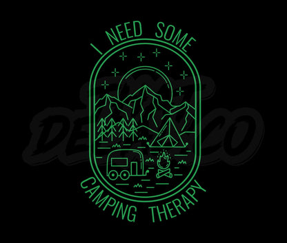 Summer Tshirt Design Camping