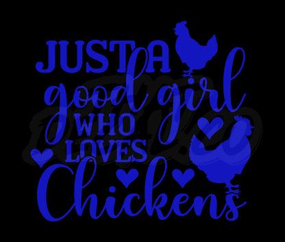 Girl Who Loves Chickens