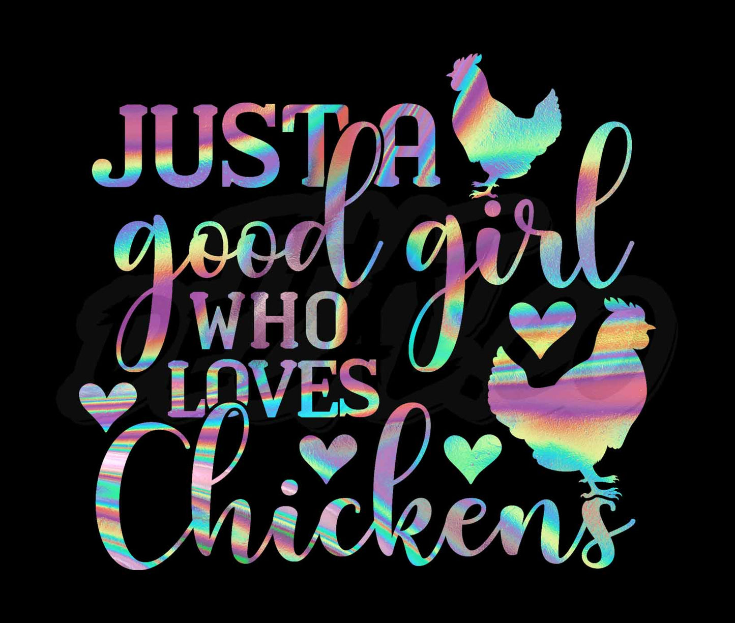 Girl Who Loves Chickens