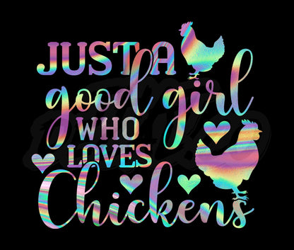 Girl Who Loves Chickens