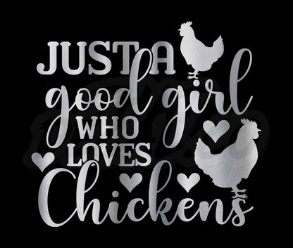 Girl Who Loves Chickens