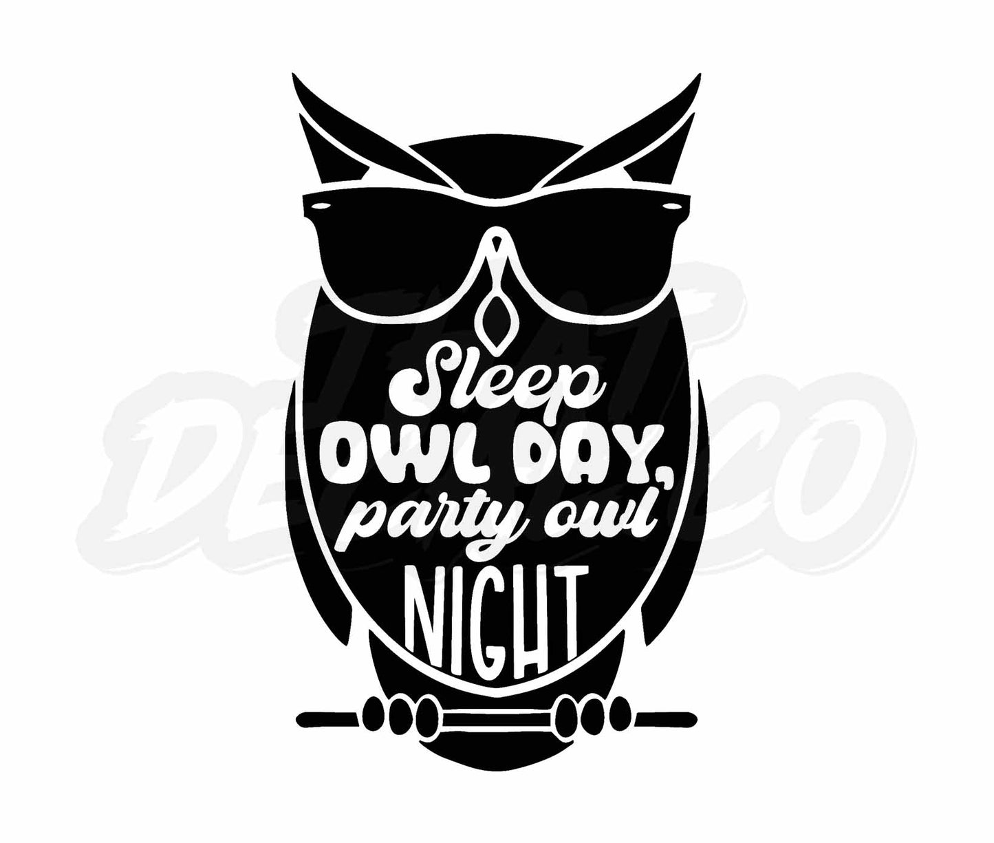 Sleep Owl Day Party Owl Night