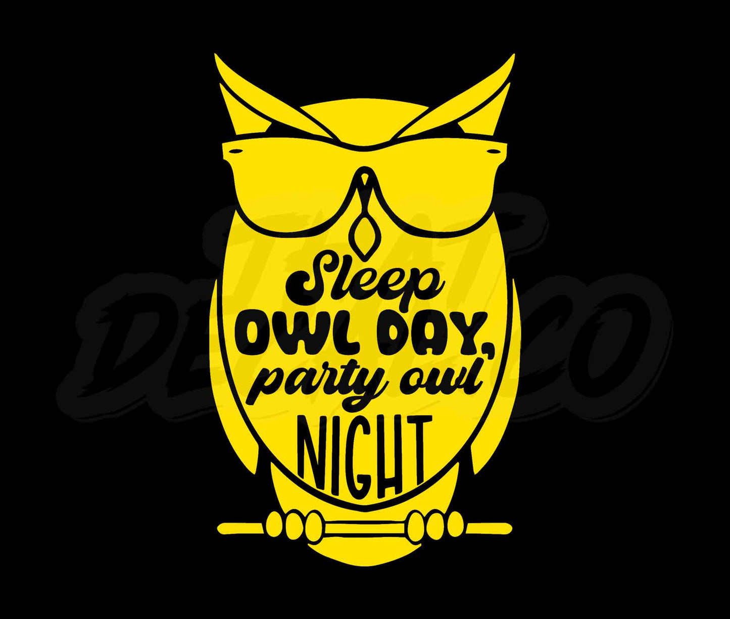 Sleep Owl Day Party Owl Night