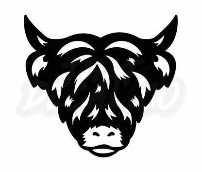 Highland Cow Silhouette