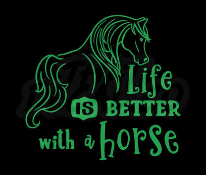 Life is better with a horse