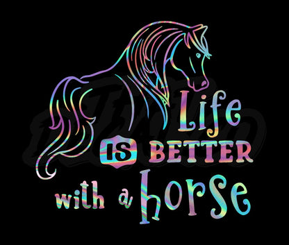 Life is better with a horse