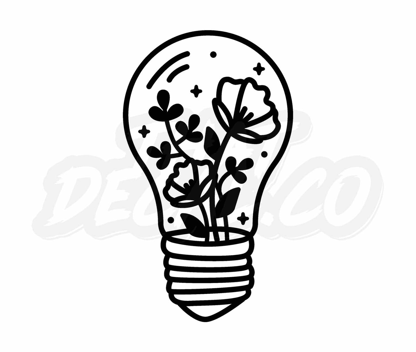 Floral Lightbulb