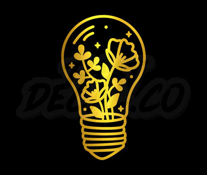 Floral Lightbulb