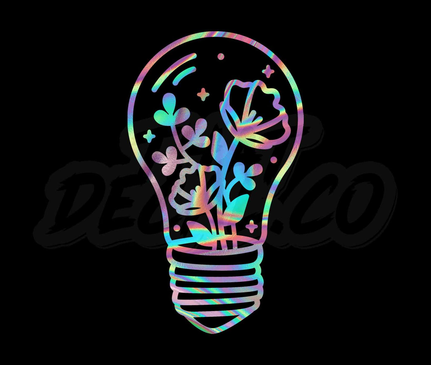 Floral Lightbulb