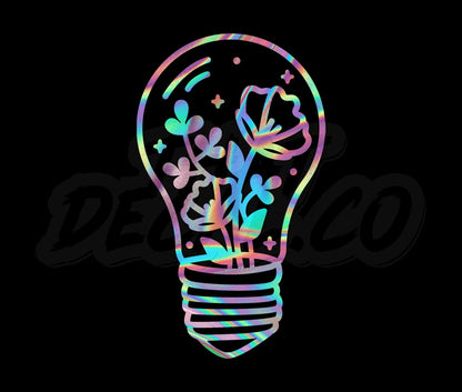 Floral Lightbulb