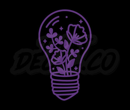 Floral Lightbulb