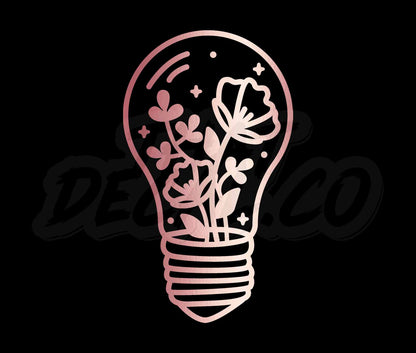 Floral Lightbulb