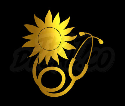 Sunflower stethoscope