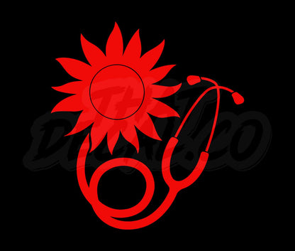 Sunflower stethoscope