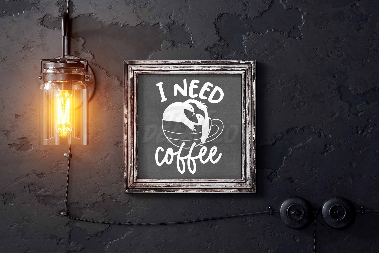 I need coffee sloth