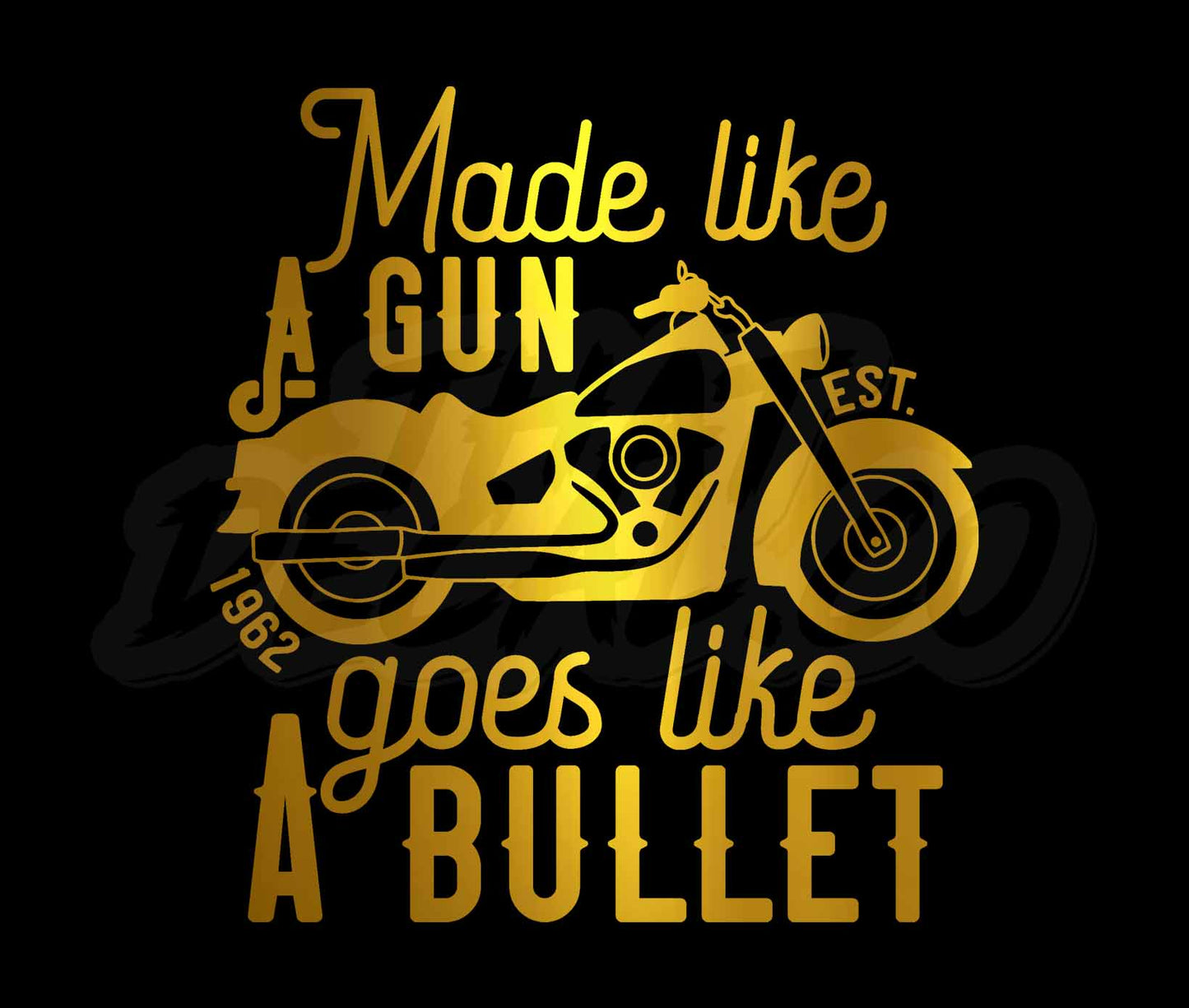 Made Like A Gun Goes Like A Bullet