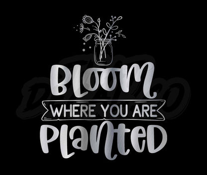 Bloom Where You Are Planted