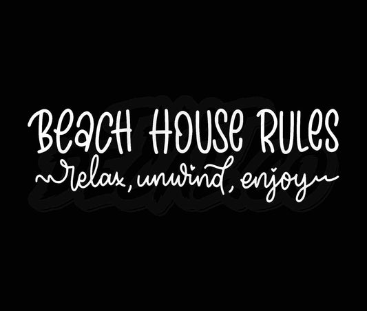 Beach House Rules