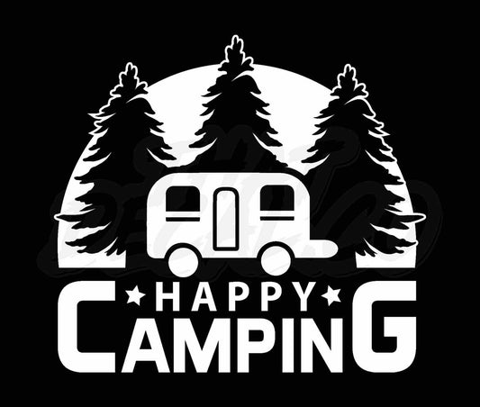 Happy Camping PNG